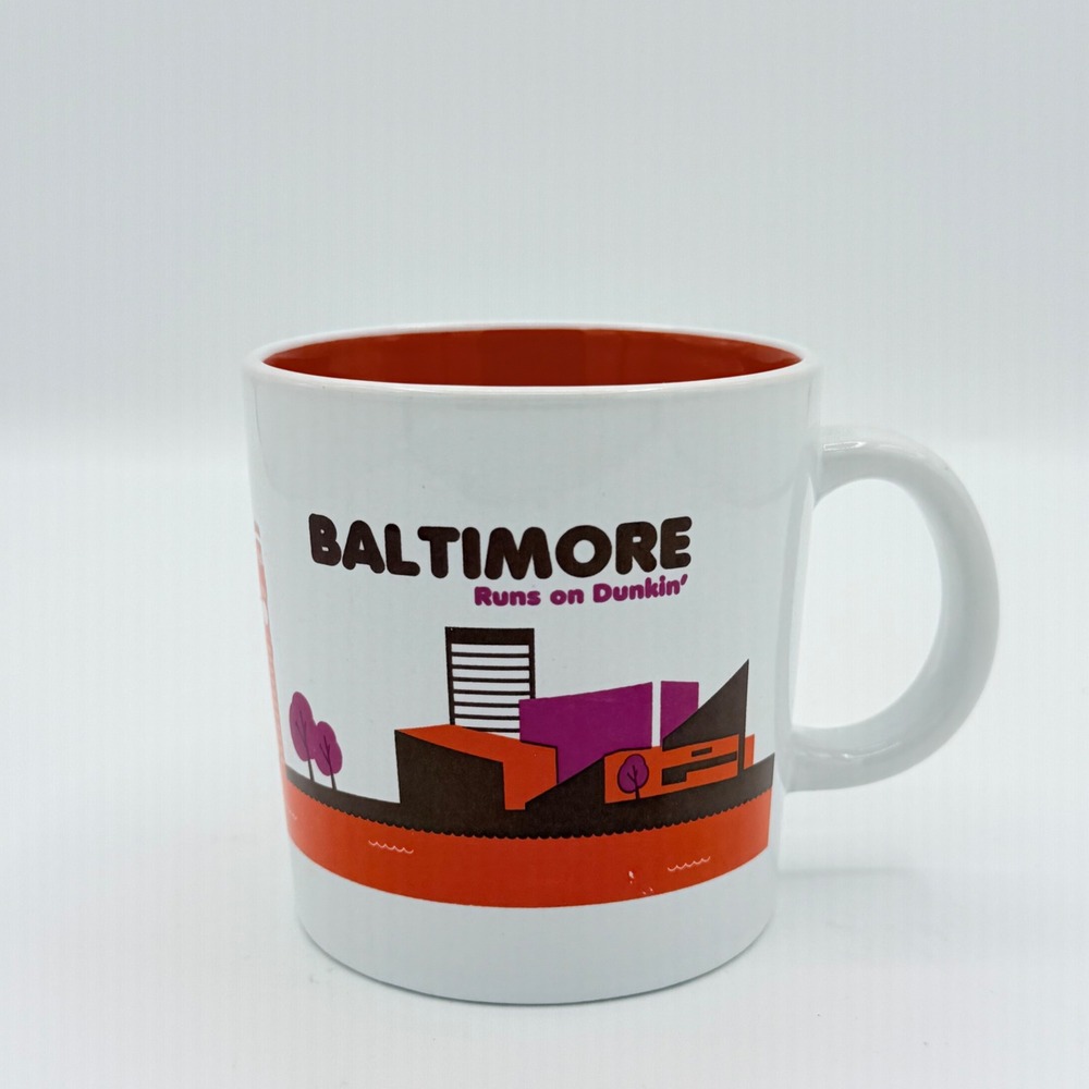 2013 Dunkin' Donuts Baltimore Runs on Dunkin' City Skyline Coffee Mug